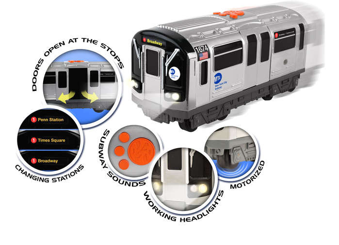 mta motorized subway car