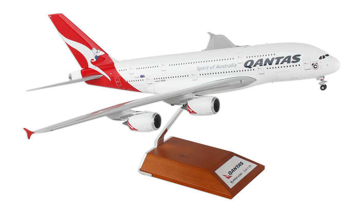 JC2QFA876 Jc Wings 1:200 Qantas (Australia) A380-800 Model Airplane