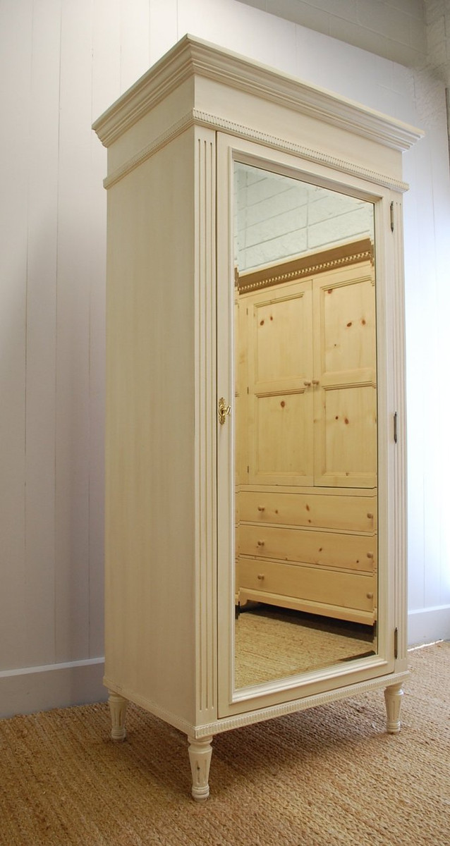 Madeline Mirrored Armoire English Farmhouse Furniture Ann