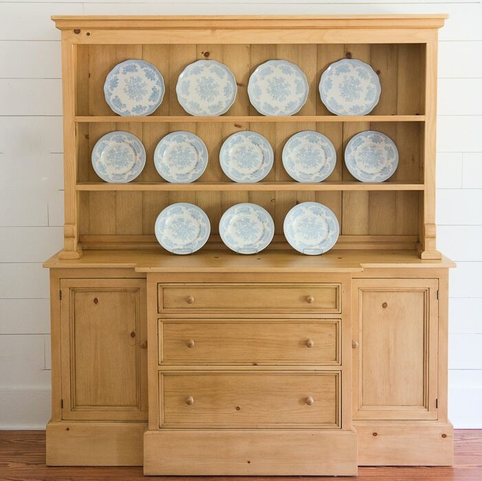 English Pine Breakfront English Farmhouse Furniture Ann