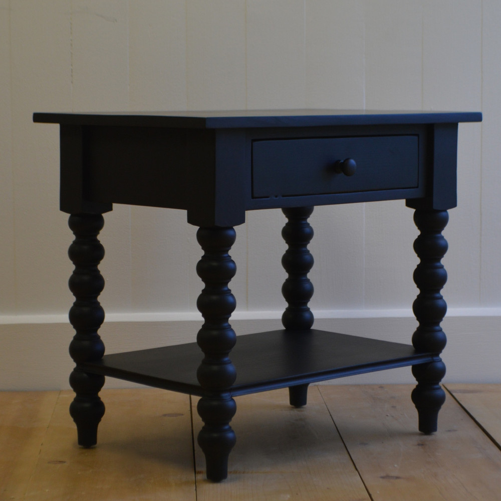 Petite Spindle Side Table English Farmhouse Furniture