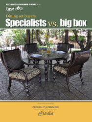 Casual Living Dining set buyers: Specialty stores vs. big box stores - 2010