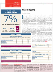 Home & Textiles Today Database: Table and kitchen linens 2015