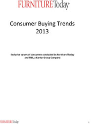 Consumer Buying Trends, 2013