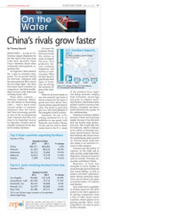 Furniture Today's On the Water Report, Third Quarter, 2012