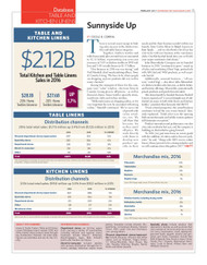 Home & Textiles Today Database: Table and Kitchen Linens, 2017