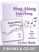SING-ALONG with ELDERSONG, Volume 2 - CD and 5 Lyrics Books Set