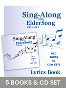 SING-ALONG with ELDERSONG, Volume 1 - CD and 5 Lyrics Books Set