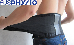 Light Weight Lower Back Support Brace with Removable Inserts