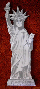 Wood STATUE of LIBERTY by George Borum
