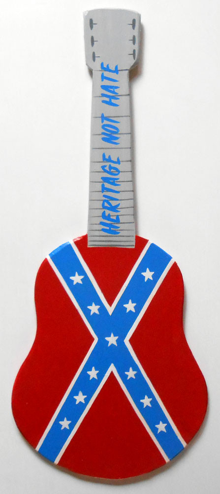 REBEL CONFEDERATE FLAG GUITAR by George E Borum - now only ...