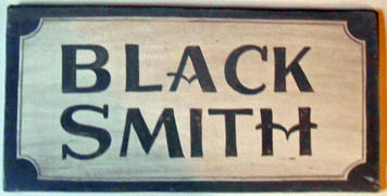 BLACKSMITH OLD TIME SIGN 