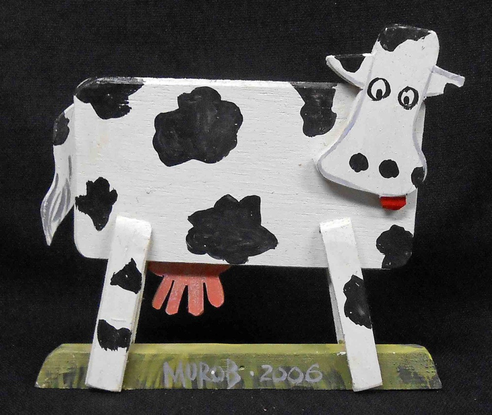 Mini Holstein Cow Stand Up by Borum