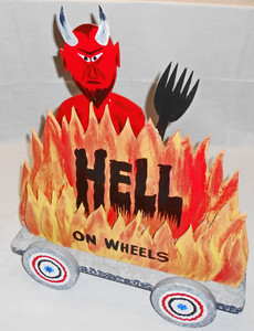 HELL on WHEELS - 3-D Construction by George Borum