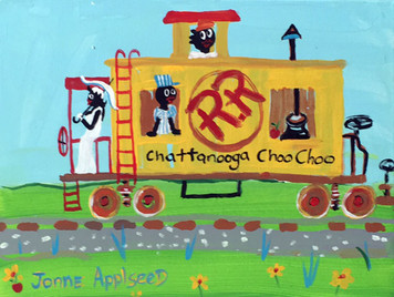 Chattanooga Choo Choo Train - Caboose by Jonne Applseed