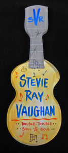 Stevie Ray Vaughan Mini Guitar by George Borum 563