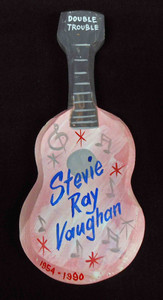 Stevie Ray Vaughan Mini Guitar by George Borum
