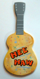 HEE-HAW GUITAR Wall Hanger by George Borum