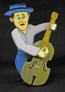 Stand-up  3-D  Bass Player by George Borum  - Blues
