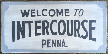 Welcome to INTERCOURSE PENNA - Old Time Sign