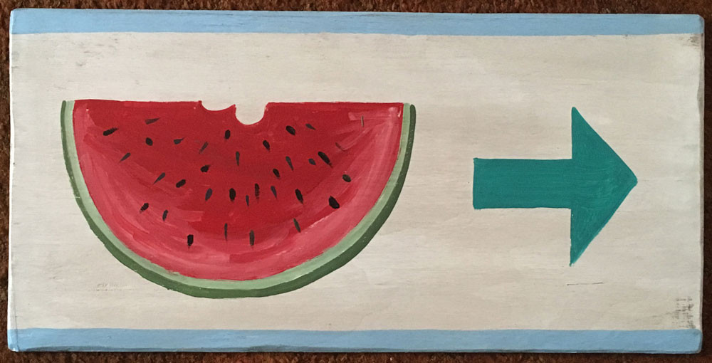 How to Make a Fruity Melon Canvas with Paint Markers
