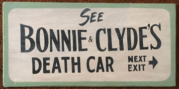 BONNIE & CLYDE DEATH CAR