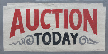 AUCTION TODAY Sign 