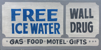 WALL DRUG - FREE ICE WATER