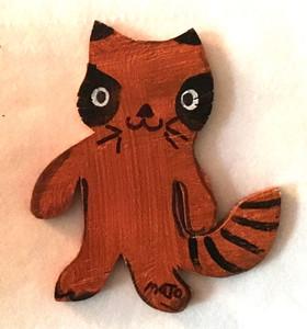 WOOD CUT-OUT RACCOON by Mojo