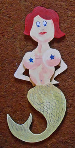 Mermaid Wall Hanging by George Borum