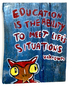 "EDUCATION" with OWL - by Cayman K - Was $45 - Save $15