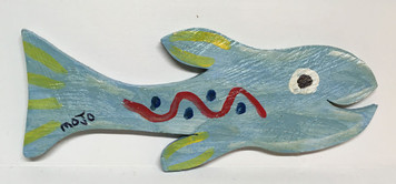 WOOD FISH CUT-OUT by MOJO