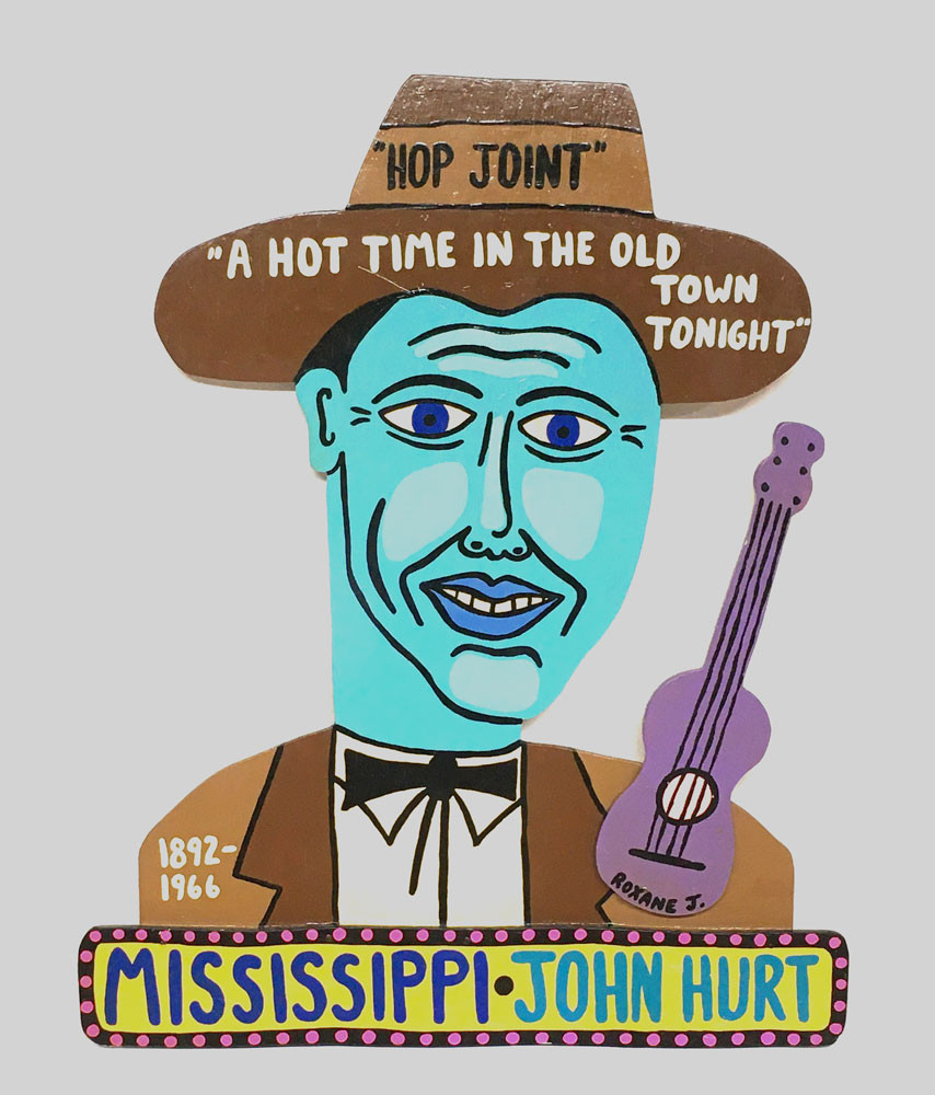 Mississippi John Hurt Cutout By Roxane J