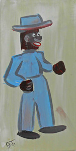 Boxer in Blue Suit Painting by John Taylor
