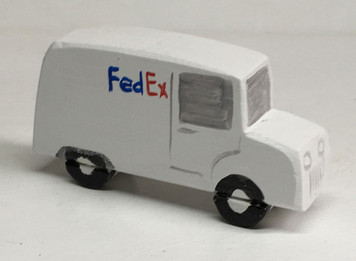 FED-EX DELIVERY VAN - by Eddie Armstrong - NOW ONLY #30