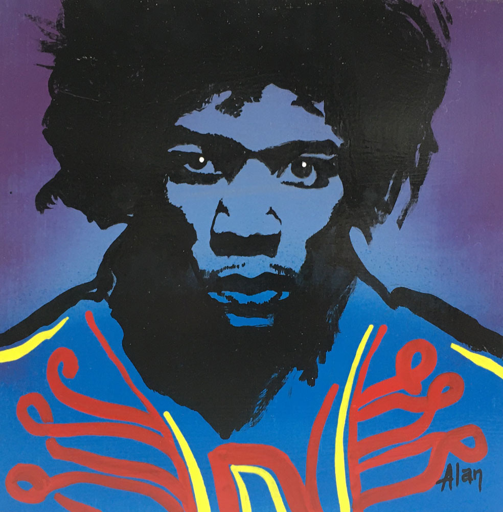 jimi hendrix pop art