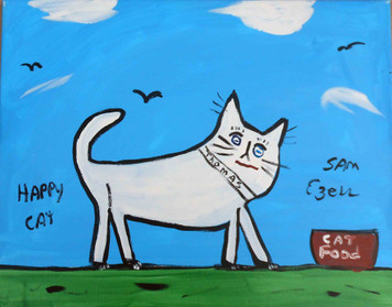 Sam's Happy Cat by Sam Ezell