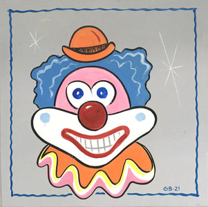 COLORFUL CLOWN (#3)  WAS $40...NOW $20