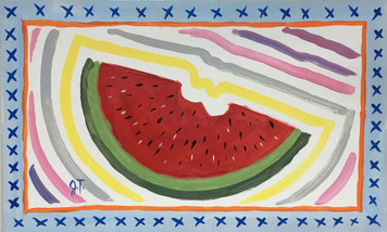 WATERMELON PAINTING  by John Taylor