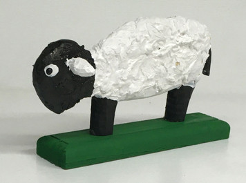 CUTE SHEEP CARVING (9) by Minnie Adkins