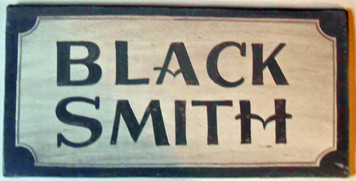 BLACKSMITH OLD TIME SIGN by George Borum