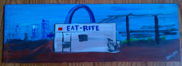 St Louis Famous Eat-Rite Painting by Jaybird