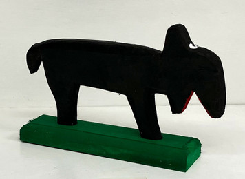 BEAR CARVING (C) by Minnie Adkins