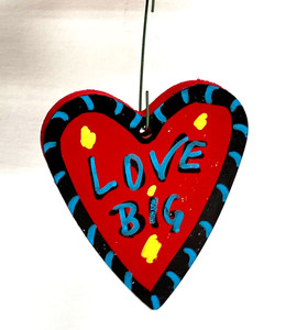 HEART - TREE ORNAMENT #24 by BEBO..WAS $10...NOW $6