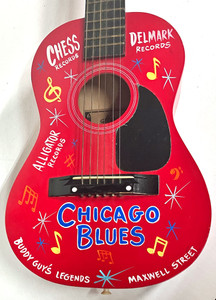 TRIBUTE GUITAR to CHICAGO BLUES LEGENDS by George Borum