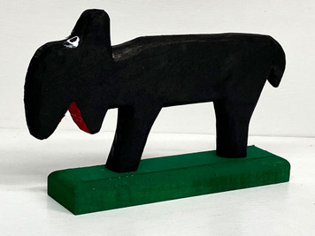 BLACK BEAR CARVING (5) by Minnie Adkins