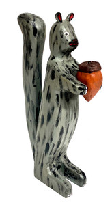 SQUIRREL CARVING (biggest one we've had) by Jim Lewis - NOW $125