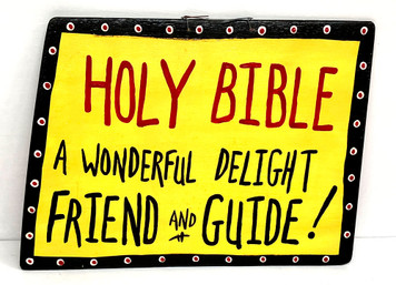 HOLY BIBLE - 12" x 18" (22) by Willard J - NOW ONLY $40.