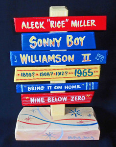 Sonny Boy Williamson (Rice Miller) Chess Recording Star Signpost
