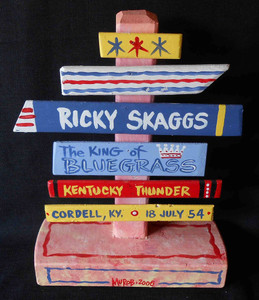 Ricky Scaggs - Kentucky Bluegrass Star Signpost